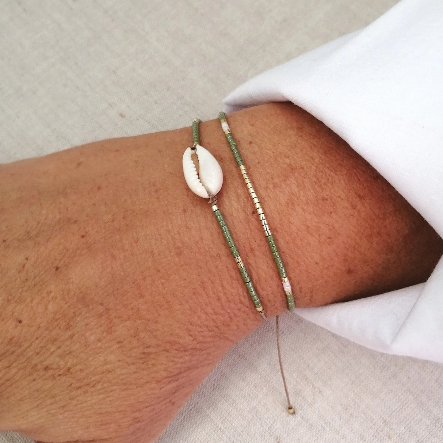 Bracelet duo cauris happy-tiki