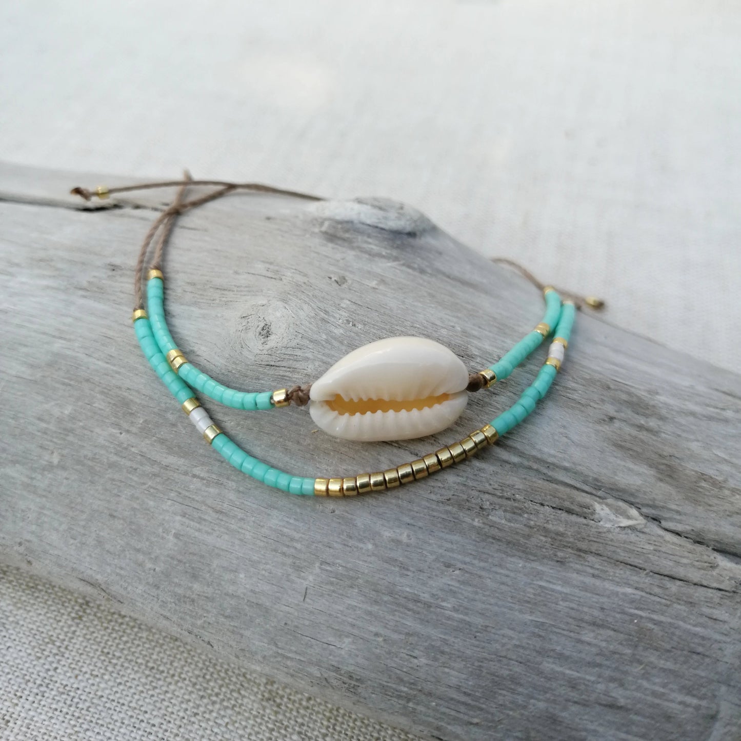 Bracelet duo cauris happy-tiki