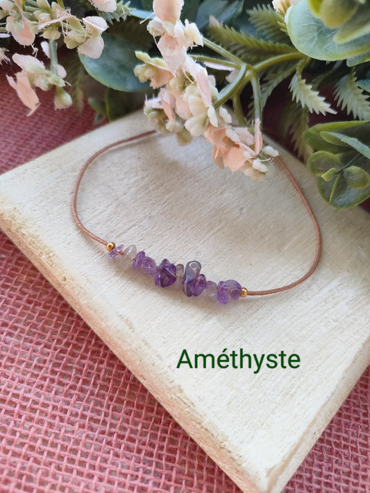 Bracelet d' Améthyste