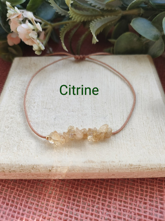 Bracelet en Citrine